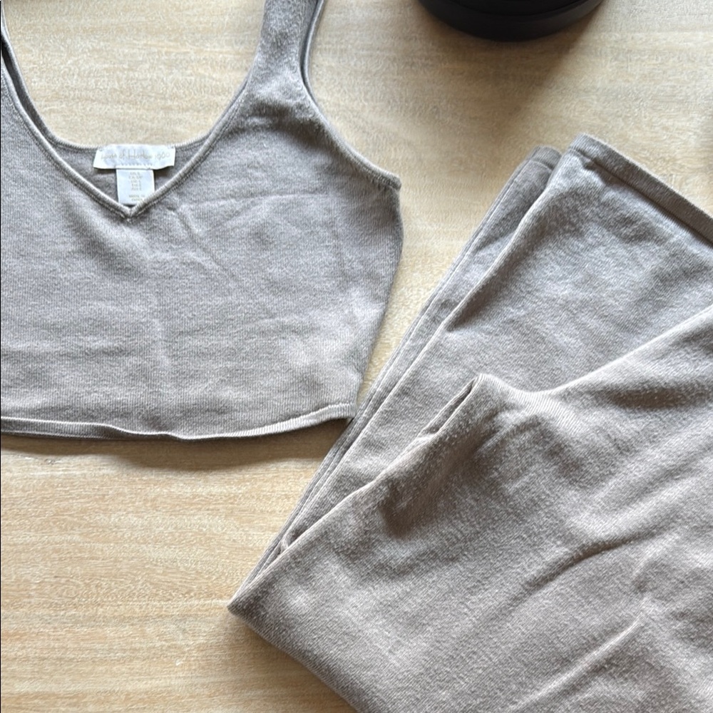 House of Harlow 1960 Gray Knit Set